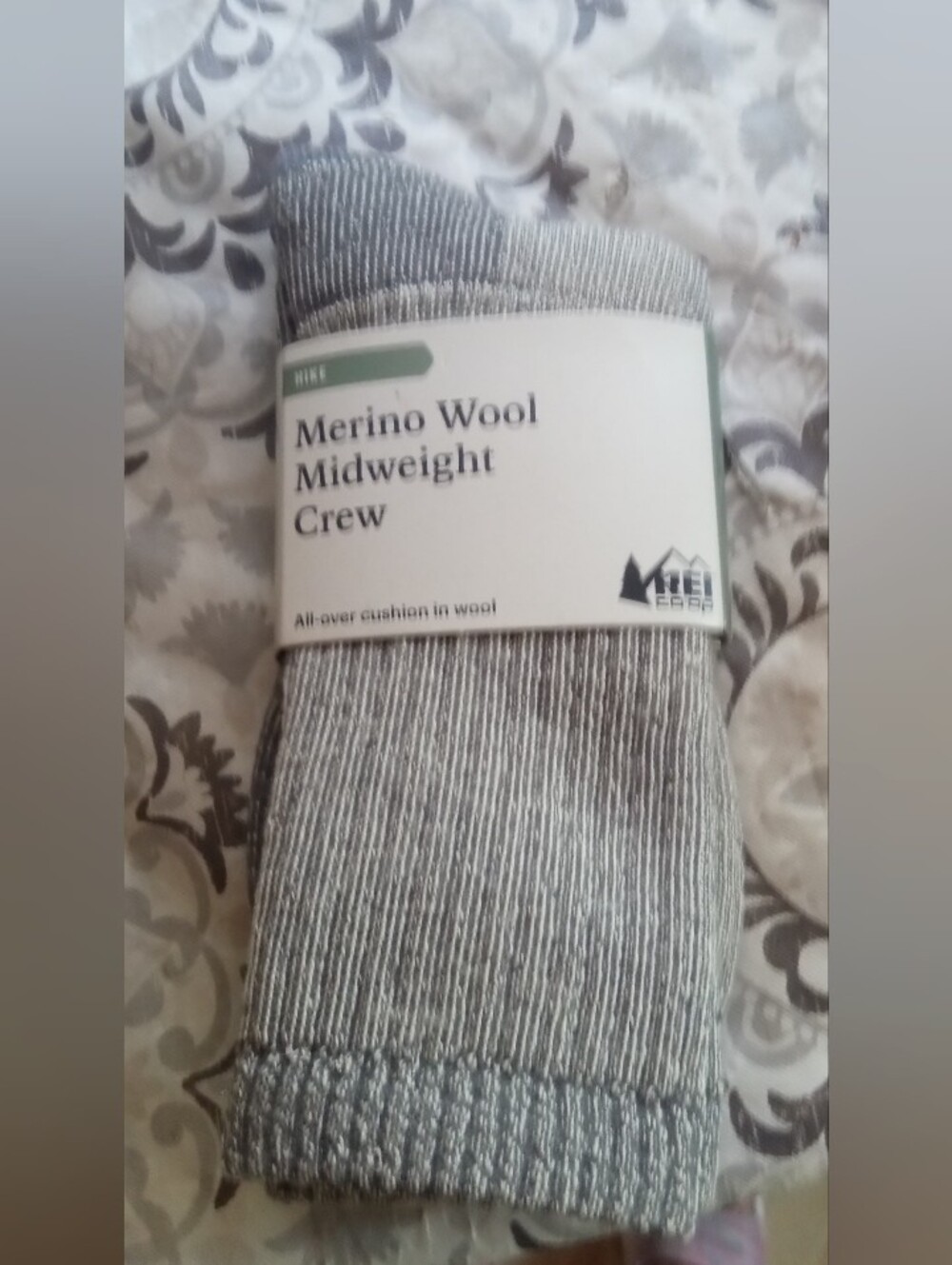 REI Merino Wool Lightweight Crew Co Op Socks Hike Men’s 9-12 Women 10-12 New